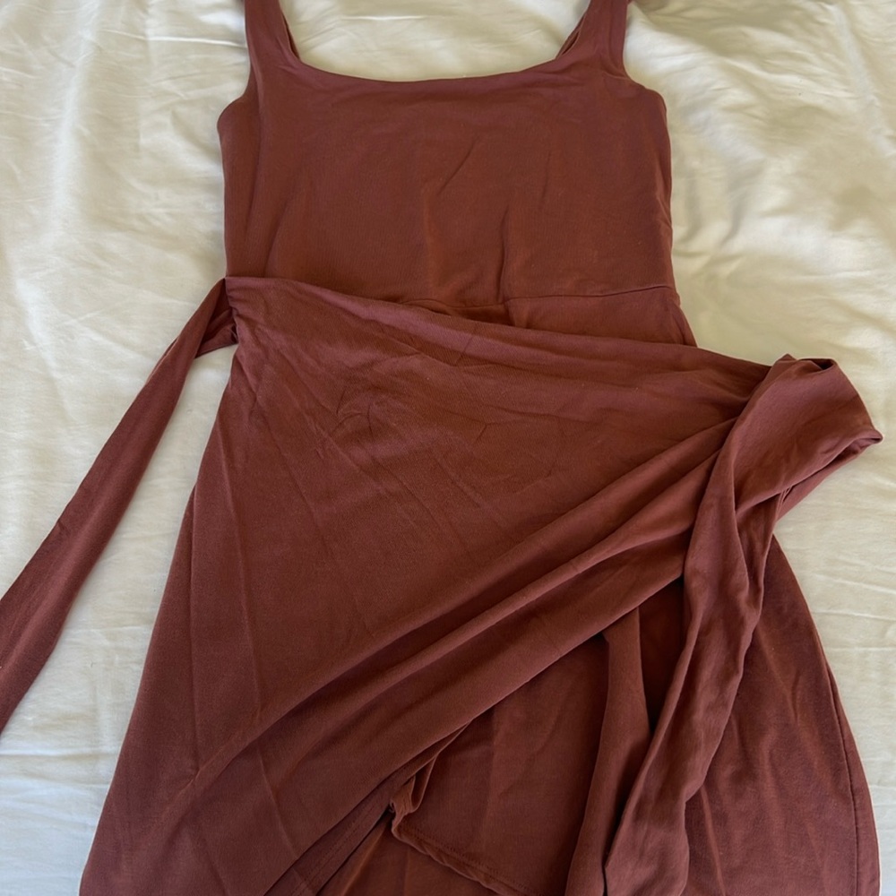 Wilfred Saturn Wrap Mini Dress Small